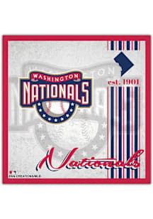 Washington Nationals Album Sign - Red