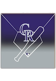 Colorado Rockies Goal Gradient Sign - Purple