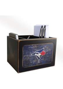 Toronto Blue Jays Distressed Desktop Organizer Desk Accessory