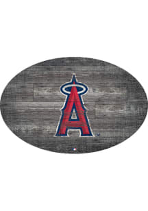 Los Angeles Angels 46 Inch Distressed Wood Sign