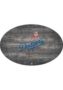 Los Angeles Dodgers 46 Inch Distressed Wood Sign