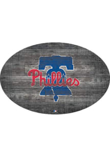 Philadelphia Phillies 46 Inch Distressed Wood Sign