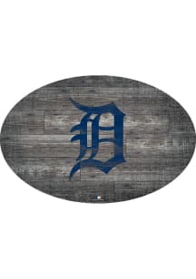 Detroit Tigers 46 Inch Distressed Wood Sign
