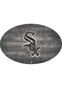 Chicago White Sox 46 Inch Distressed Wood Sign