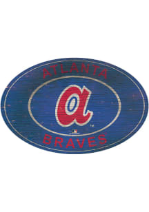 Atlanta Braves 46 Inch Heritage Oval Sign