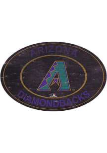 Arizona Diamondbacks 46 Inch Heritage Oval Sign
