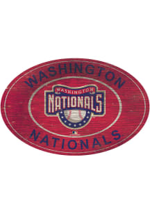 Washington Nationals 46 Inch Heritage Oval Sign