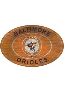 Baltimore Orioles 46 Inch Heritage Oval Sign