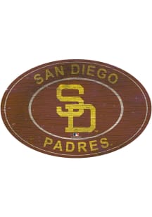 San Diego Padres 46 Inch Heritage Oval Sign