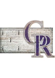 Colorado Rockies Key Holder Sign - Purple