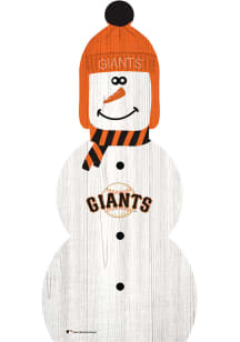 San Francisco Giants Snowman Leaner Sign
