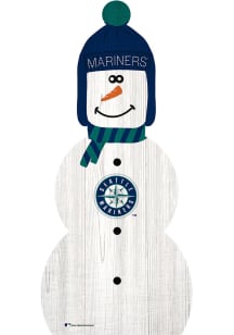 Seattle Mariners Snowman Leaner Sign
