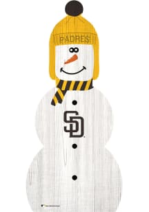 San Diego Padres Snowman Leaner Sign