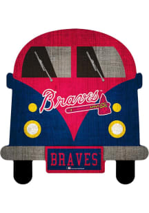 Atlanta Braves Team Bus Sign