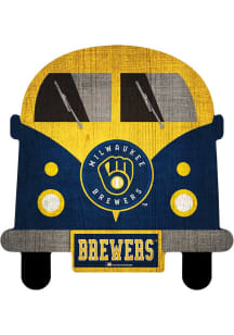 Milwaukee Brewers Team Bus Sign