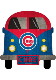 Chicago Cubs Team Bus Sign