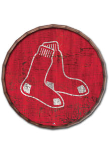 Boston Red Sox Cracked Color 16 Inch Barrel Top Sign