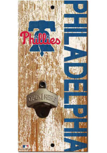 Philadelphia Phillies Distressed Bottle Opener Sign