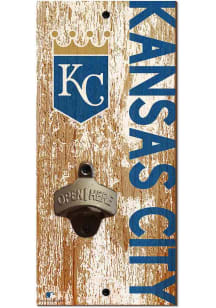 Kansas City Royals Distressed Bottle Opener Sign
