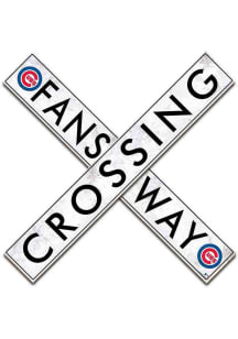Chicago Cubs 48 Inch Fans Way Crossing Wall Art