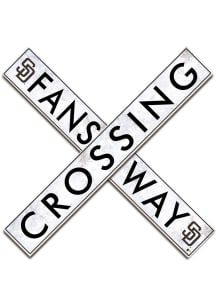 San Diego Padres 48 Inch Fans Way Crossing Wall Art