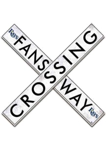 Tampa Bay Rays 48 Inch Fans Way Crossing Wall Art
