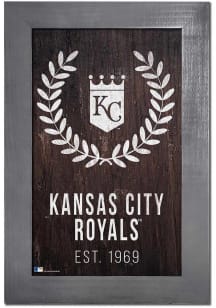 Kansas City Royals Laurel Wreath Sign