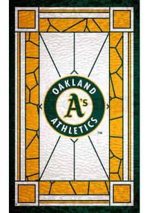 Oakland Athletics Stained Glass Sign