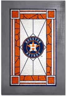 Houston Astros Stained Glass Sign