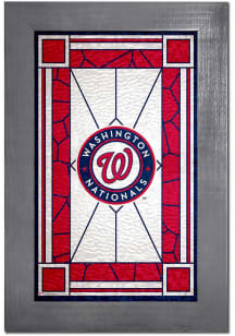 Washington Nationals Stained Glass Sign