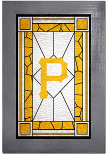 Pittsburgh Pirates Stained Glass Sign