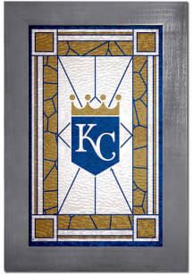 Kansas City Royals Stained Glass Sign