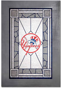 New York Yankees Stained Glass Sign