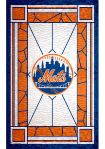 New York Mets Stained Glass Sign