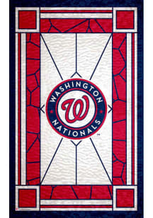 Washington Nationals Stained Glass Sign