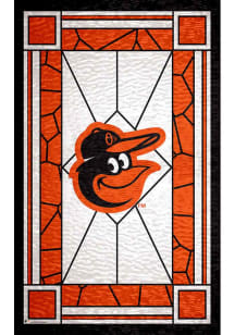 Baltimore Orioles Stained Glass Sign
