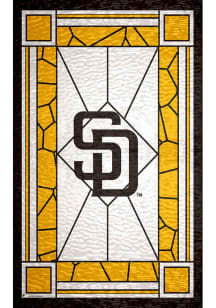 San Diego Padres Stained Glass Sign