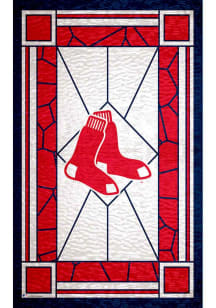 Boston Red Sox Stained Glass Sign