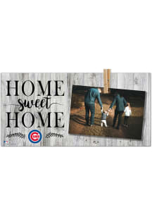 Chicago Cubs Home Sweet Home Clothespin Sign