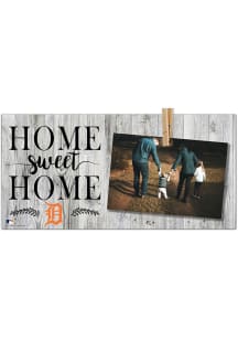 Detroit Tigers Home Sweet Home Clothespin Sign