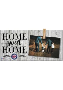 Minnesota Twins Home Sweet Home Clothespin Sign