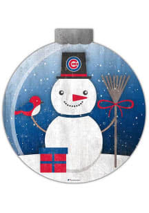 Chicago Cubs Snowglobe 12 Inch Sign