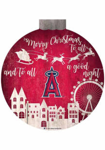 Los Angeles Angels Christmas Village Sign