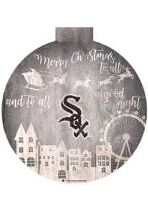 Chicago White Sox Christmas Village Sign