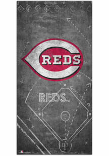 Cincinnati Reds Chalk Playbook Sign