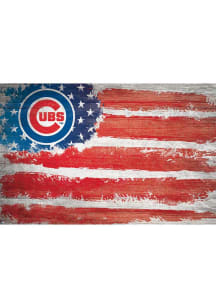 Chicago Cubs Flag 17x26 Sign