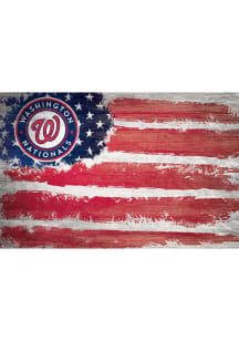 Washington Nationals Flag 17x26 Sign