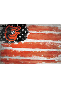 Baltimore Orioles Flag 17x26 Sign