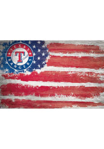 Texas Rangers Flag 17x26 Sign