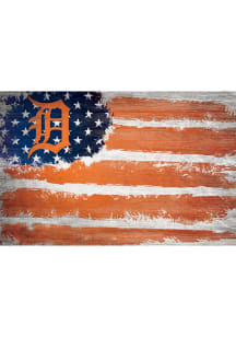 Detroit Tigers Flag 17x26 Sign